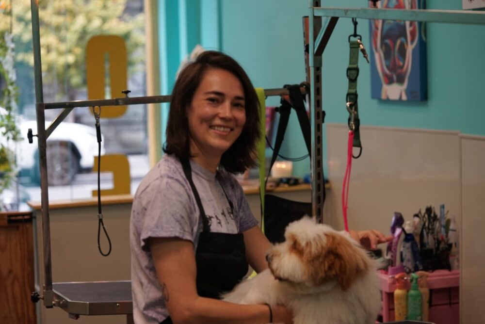 Heather Miller, Dog Groomer at The Pawlor Salon & Spa in Oakland, CA